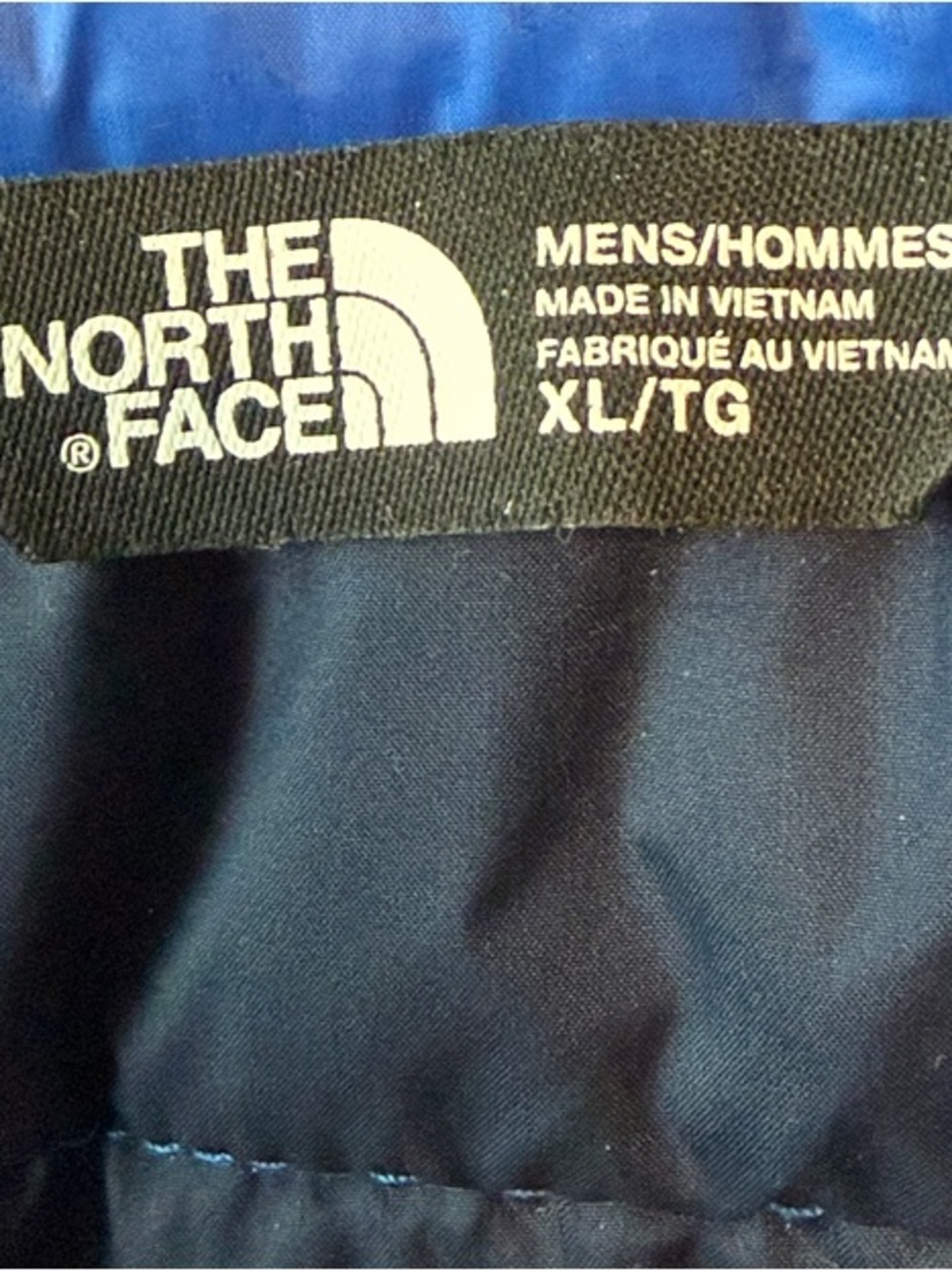 The North Face Men’s Royal Blue Quilted Down Vest - Picture 9 of 9